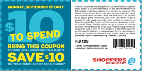 shoppers coupons $10 off $50